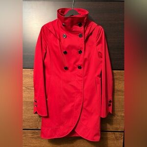 Soia & Kyo Vibrant Red Trench Coat